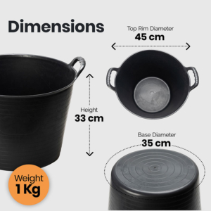 Plastic Flexi Tub - 42l - Image 3