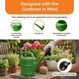 10L Plastic Watering Can - Image 3