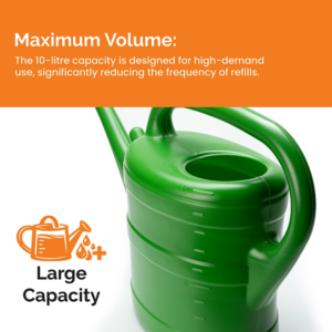 10L Plastic Watering Can - Image 4